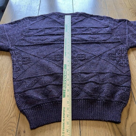 Wool Sweater Mens Size Medium Pitkin County Dry Goods Aspen Colorado Grandpa VTG - Picture 7 of 10